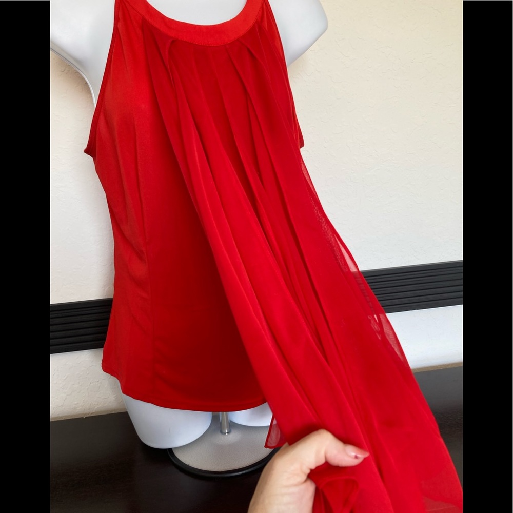 Red Venus blouse Size M